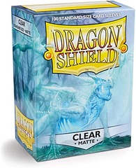 Dragon Shield Sleeves Matte Clear (100ct)